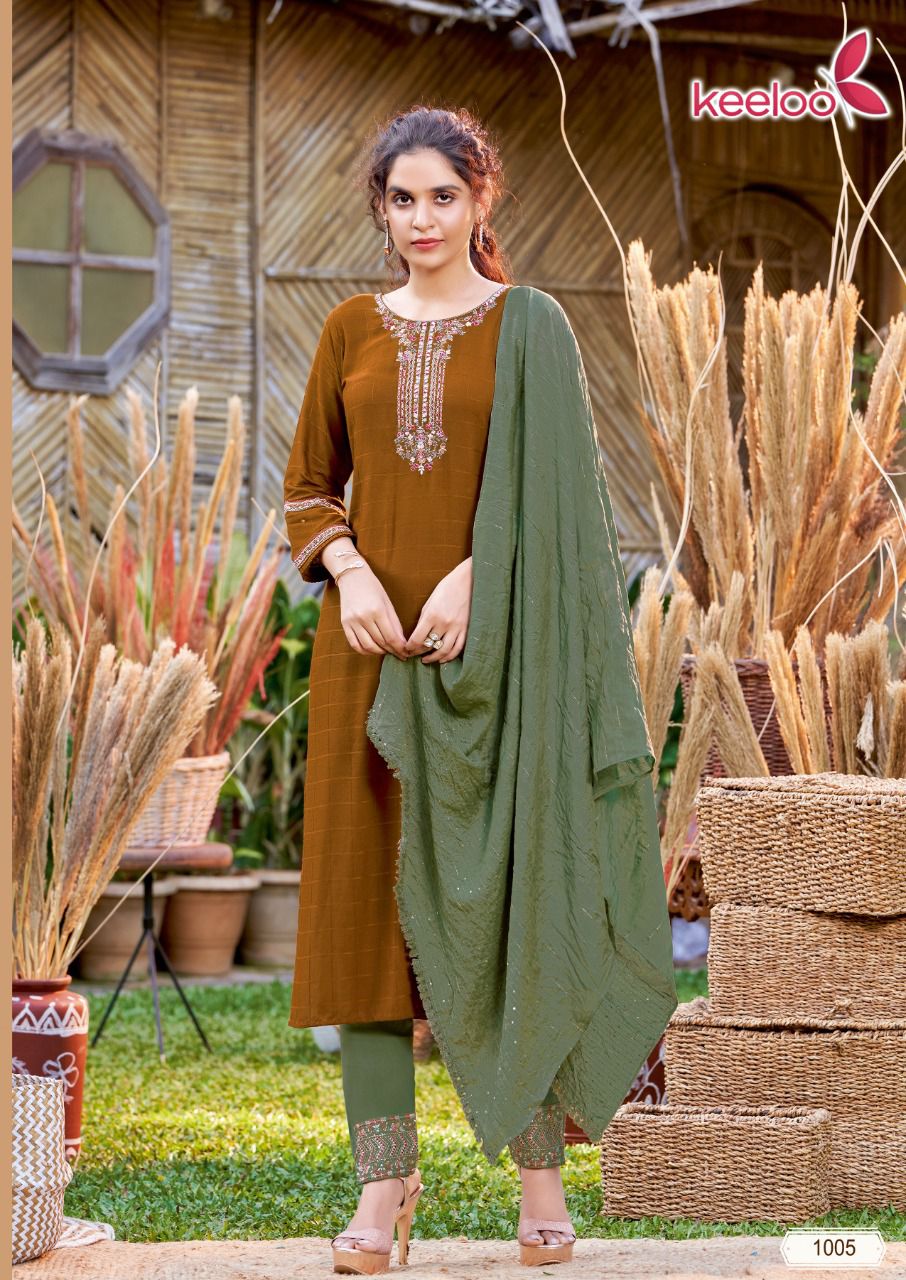 Koodee Bitu 1 New Fancy Exclusive Wear Kurti Pant With Dupatta Readymade Collection